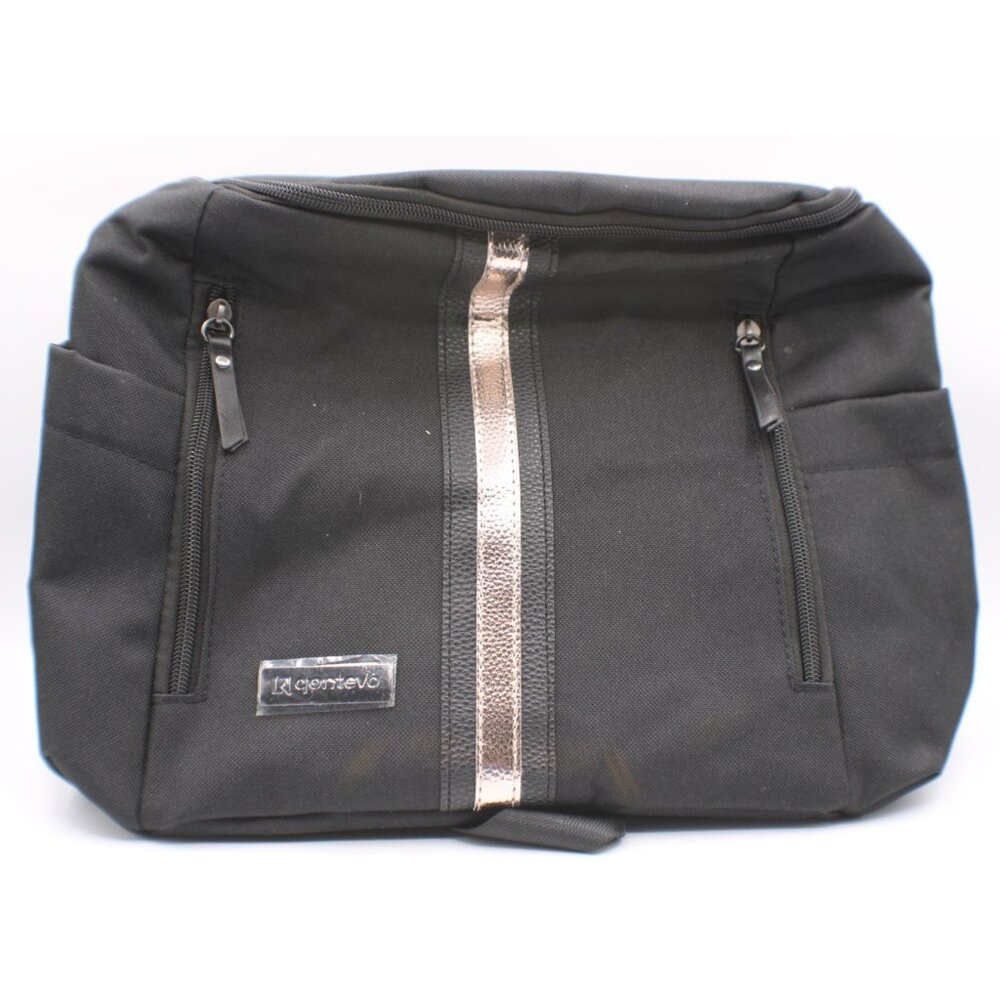 Qontevo Insulated Lunch Bag Leak-Resistant Liner 8+ Hour Nylon Canvas Ice Packs